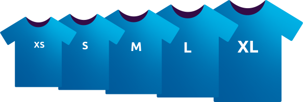 t-shirt sizing